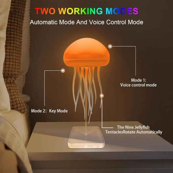 Aurora Jellyfish Lamp – LED Ambient Mood Light