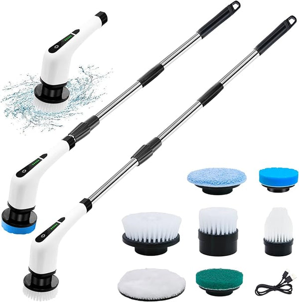 Electric Cleaning Brush – Rechargeable Spin Scrubber