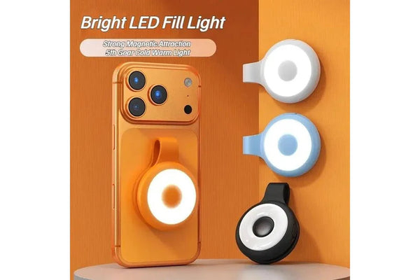 MagSnap Magnetic Fill Light – Rechargeable LED Selfie Light