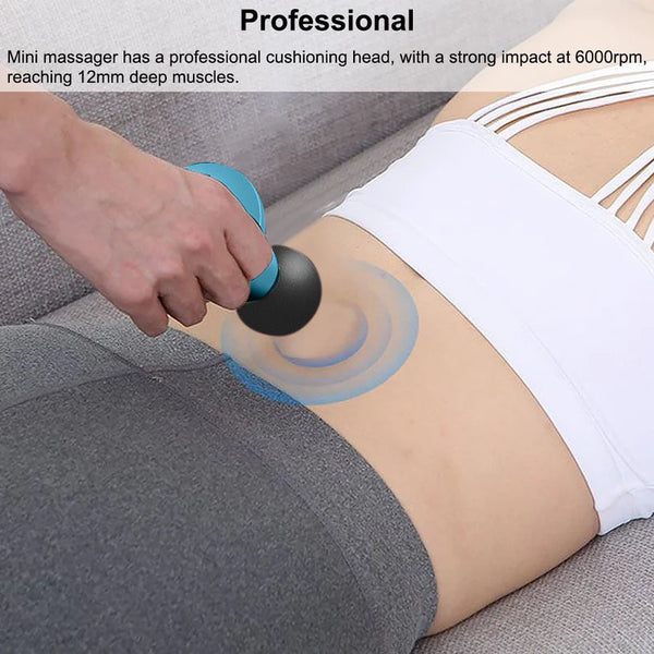 Mini Massage Gun – Portable Electric Deep Tissue Muscle Massager
