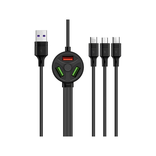 6-in-1 Multi Charging Cable – Fast Charging &amp; Data Transfer