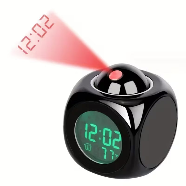 LCD Projection Alarm Clock – Digital LED Clock with Time Projection