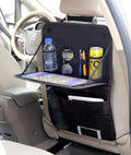Car Seat Back Organizer with Foldable Tray