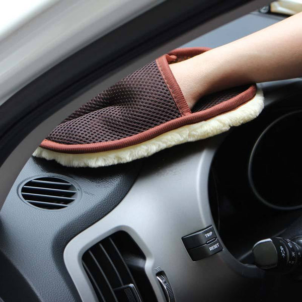 Microfiber Car Wash Glove – Soft Cleaning Mitt