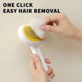 Self-Cleaning Pet Grooming Brush – Cat &amp; Dog Hair Remover Comb