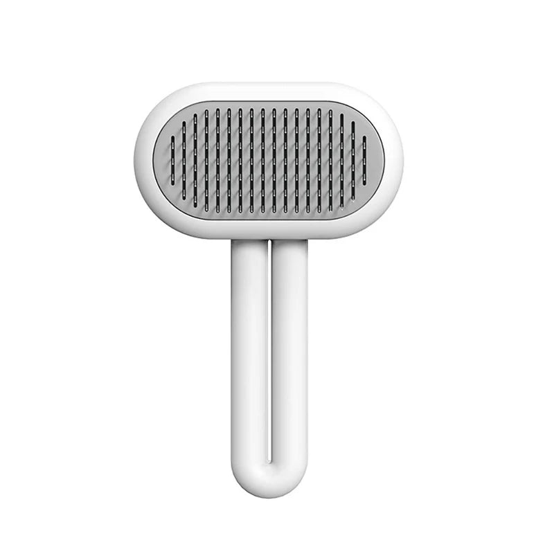 Self-Cleaning Pet Grooming Brush – Cat &amp; Dog Hair Remover Comb