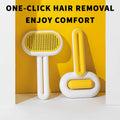 Self-Cleaning Pet Grooming Brush – Cat &amp; Dog Hair Remover Comb