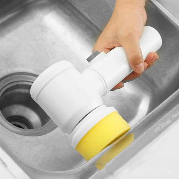 5-in-1 Electric Cleaning Brush – Rechargeable Spin Scrubber