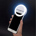 Clip-On Selfie Ring Light – USB Rechargeable LED Fill Light