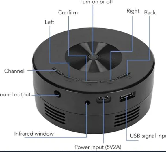 Home HD Portable Pocket Projector – Mini HD Projector