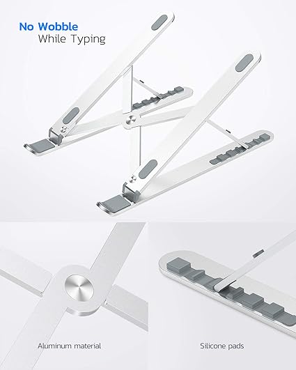 Nulaxy Adjustable Laptop Stand – Ergonomic Aluminum Laptop Riser