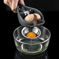Stainless Steel Egg Opener – Easy Egg Cracker & Separator Tool