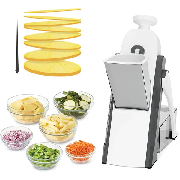 Manual Vegetable Cutter – Multi-Function Kitchen Food Chopper