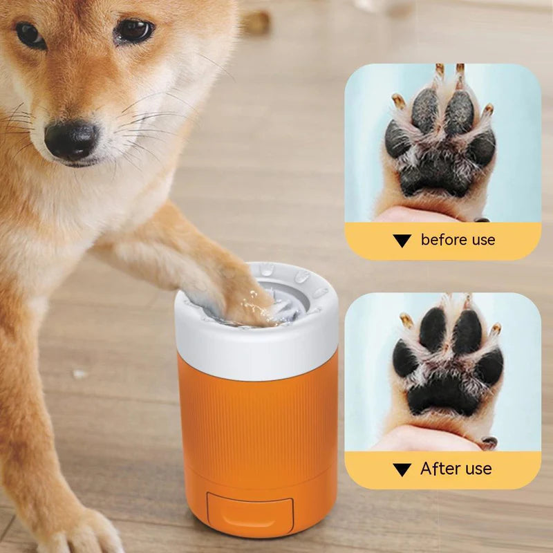 Pet Paw Cleaner Cup – Semi-Automatic Foot Washing Cup