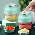 Portable Electric Mini Food Chopper – USB Rechargeable Garlic, Vegetable & Meat Grinder