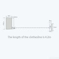 Retractable Clothesline – Telescopic Clothes Drying Rope